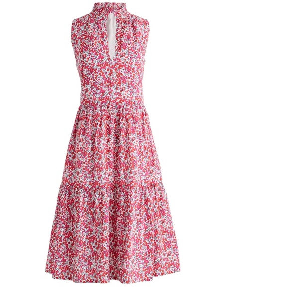 NWT J Crew Summer 2020 Rebecca Liberty Dress Floral Pockets Lined New Large - Picture 11 of 11
